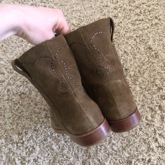 Joie suede stud boots - Picture 7 of 9